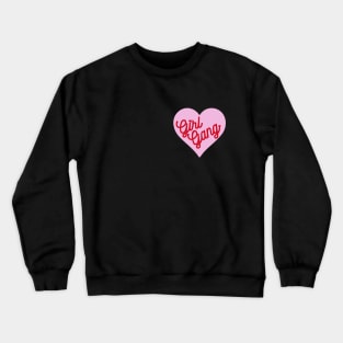 Girl Gang Heart Pocket Shirt Crewneck Sweatshirt